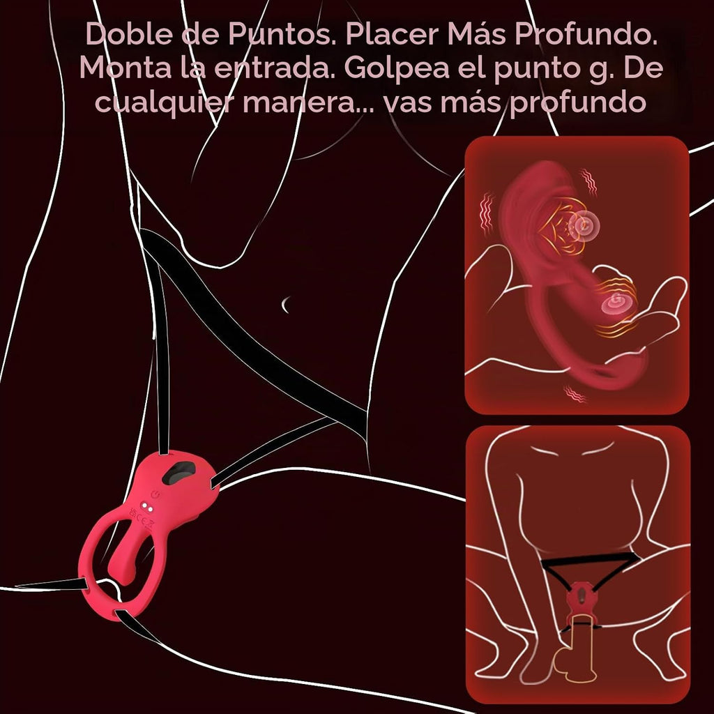 Vibrador de dedo con herramienta para adultos Rose para mujeres, mi...