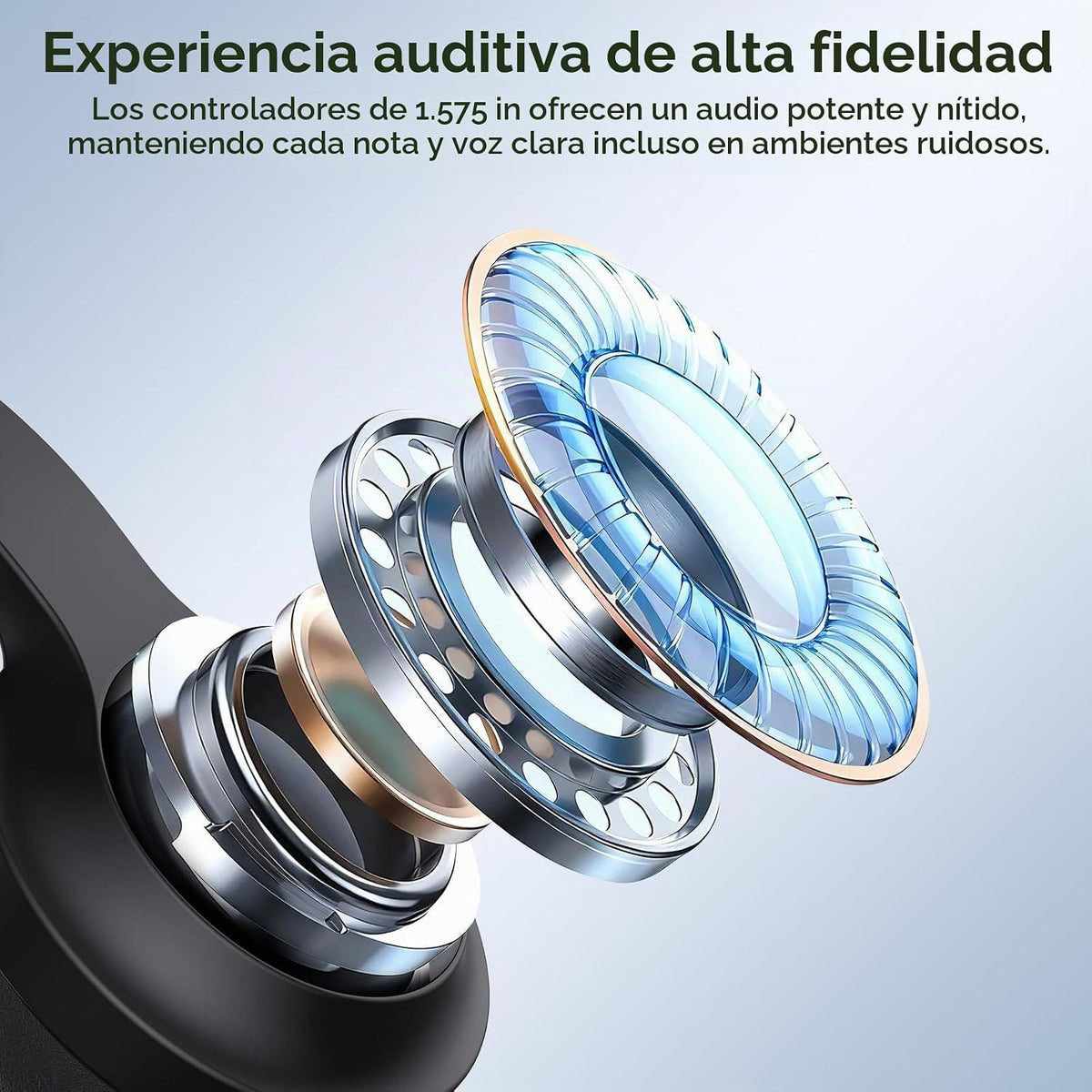 AOC Auriculares USB con micrófono para PC, auriculares con cable en...