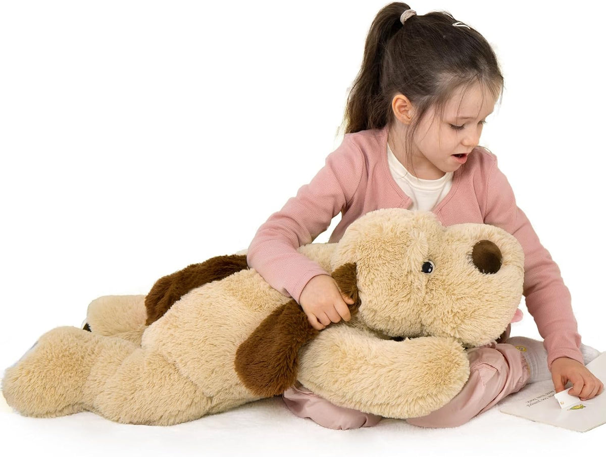 MaoGoLan Peluche de perro gigante, perro de peluche grande de 31 pu...