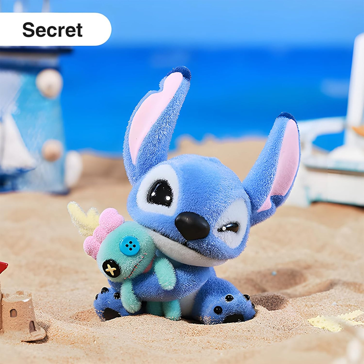 MINISO Disney Lilo &amp; Stitch - Figura de peluche flocada, caja s...