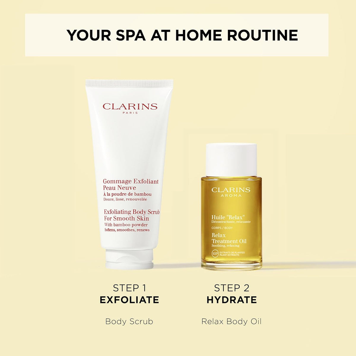 CLARINS Relax Aceite de tratamiento corporal, 3.4 onzas líquidas |...