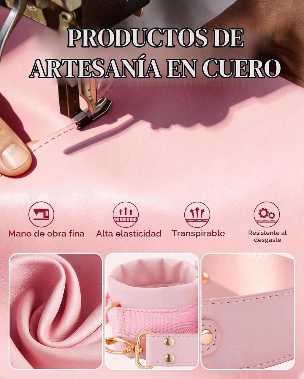 UTIMI - Juego de 6 piezas de sujeción con esposas ajustables, puños...