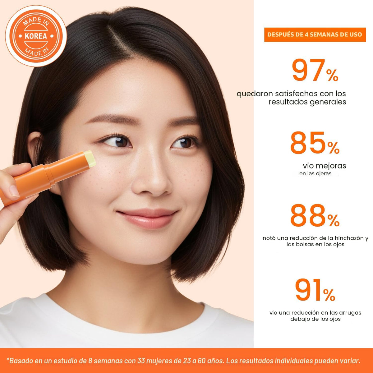VELAMO ADVANCED Retinol Eye Stick: bálsamo para ojeras para ojeras,...