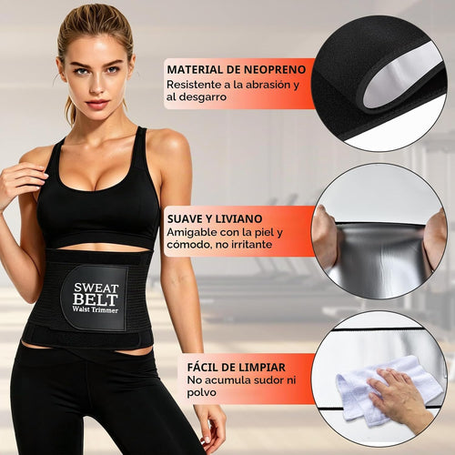 AMZBOSS Entrenador de cintura para mujer, grasa del vientre, banda...