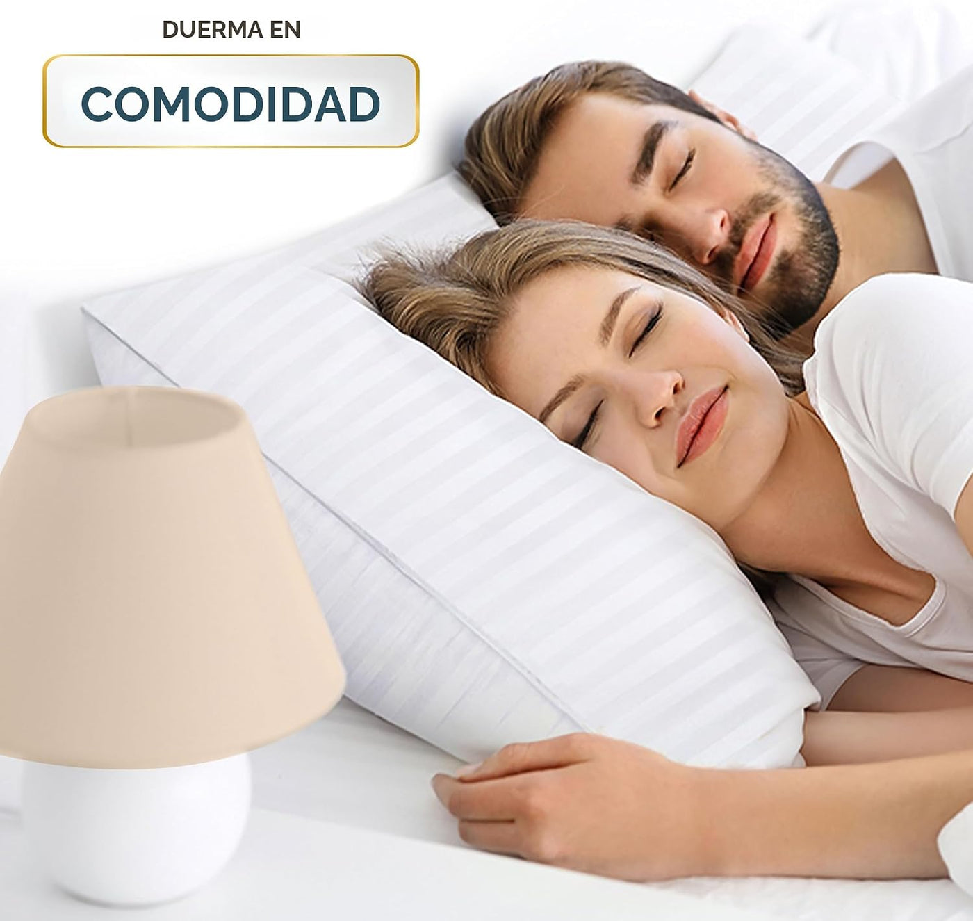Utopia Bedding - Juego de 2 almohadas de cama para dormir, tamaño K...
