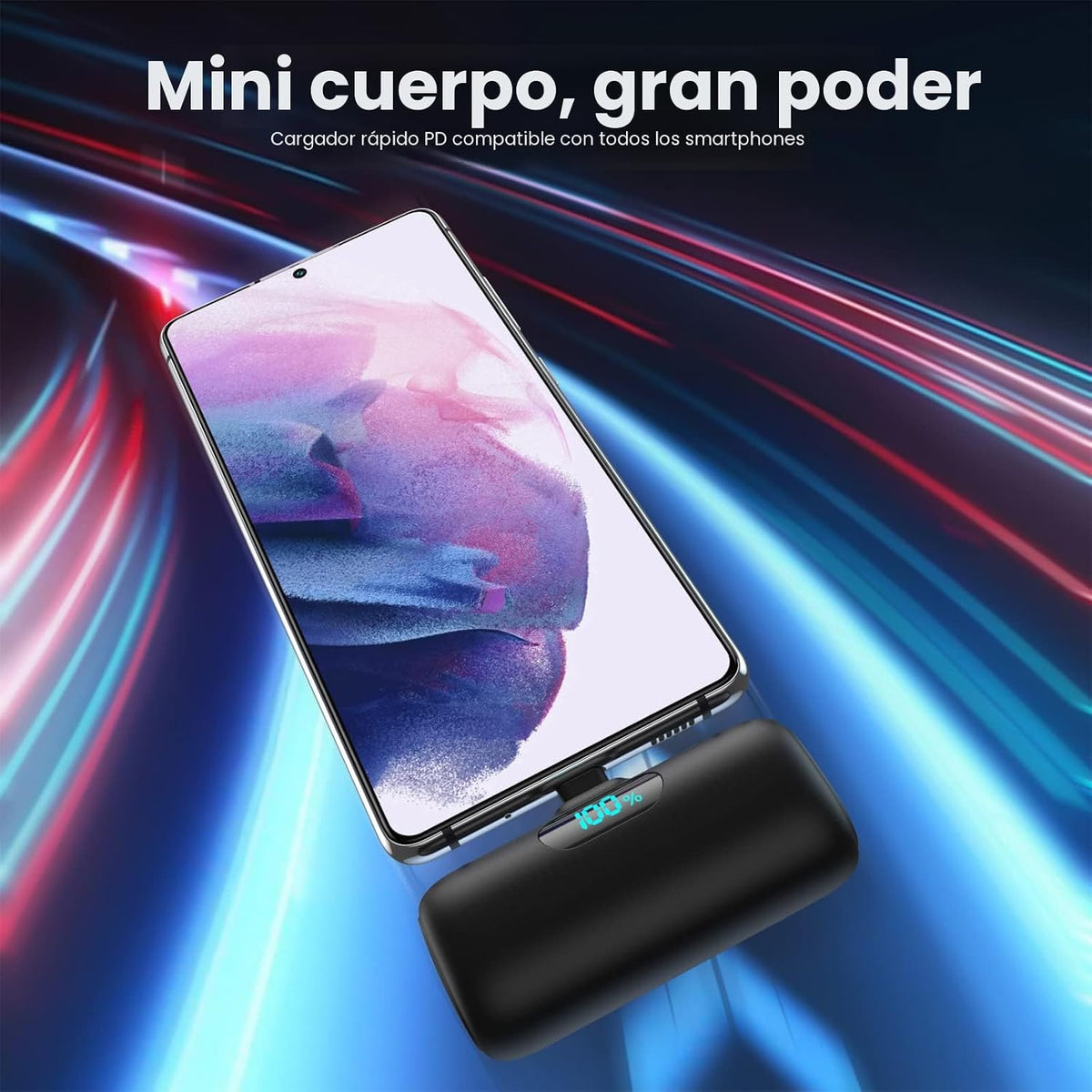 [Paquete de 2] Cargador portátil para iPhone 17\/16\/15, mini USB C...