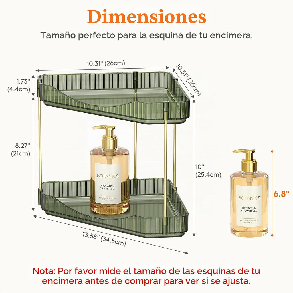 Lifewit Organizador de Esquina de 2 Niveles para Encimera de Baño,...