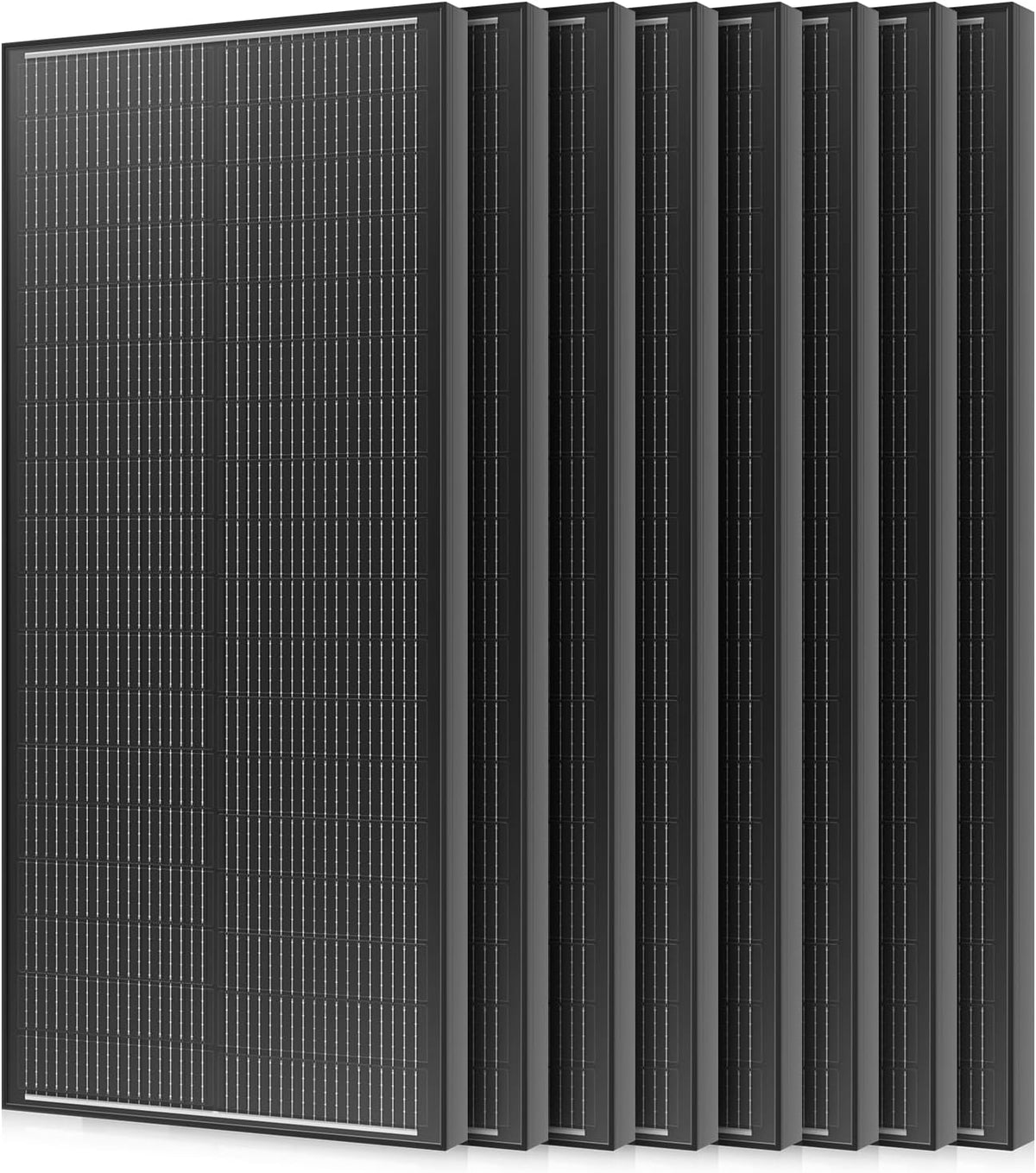 Rvpozwer Panel solar tipo N 18BB de 800 W, 12 V, 8 paneles solares...