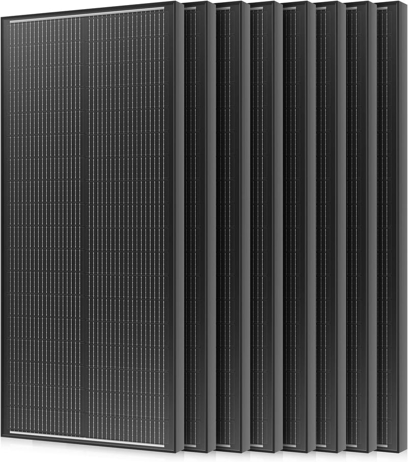 Rvpozwer Panel solar tipo N 18BB de 800 W, 12 V, 8 paneles solares...
