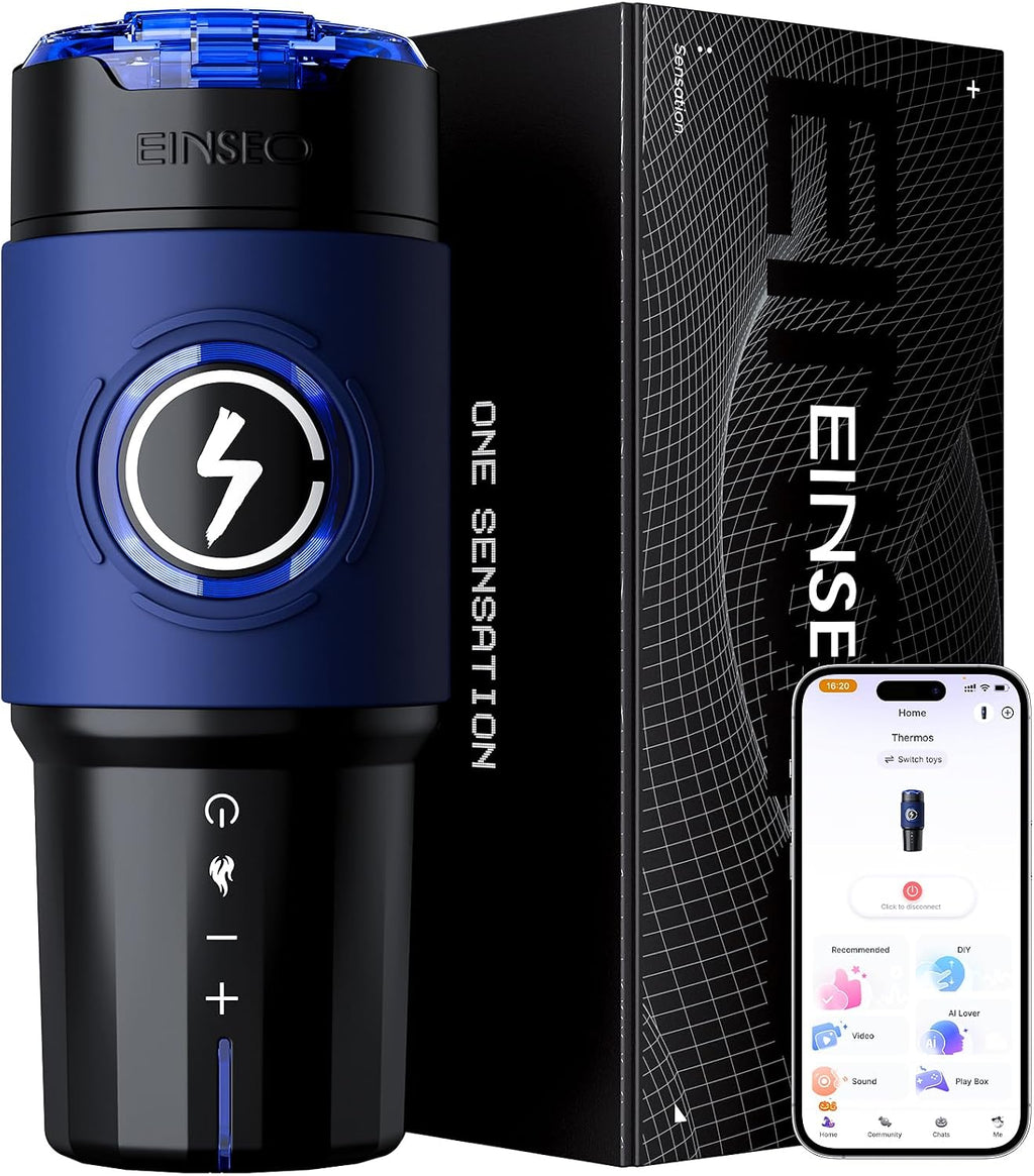 EINSEO Masturbador masculino automático juguetes sexuales para homb...