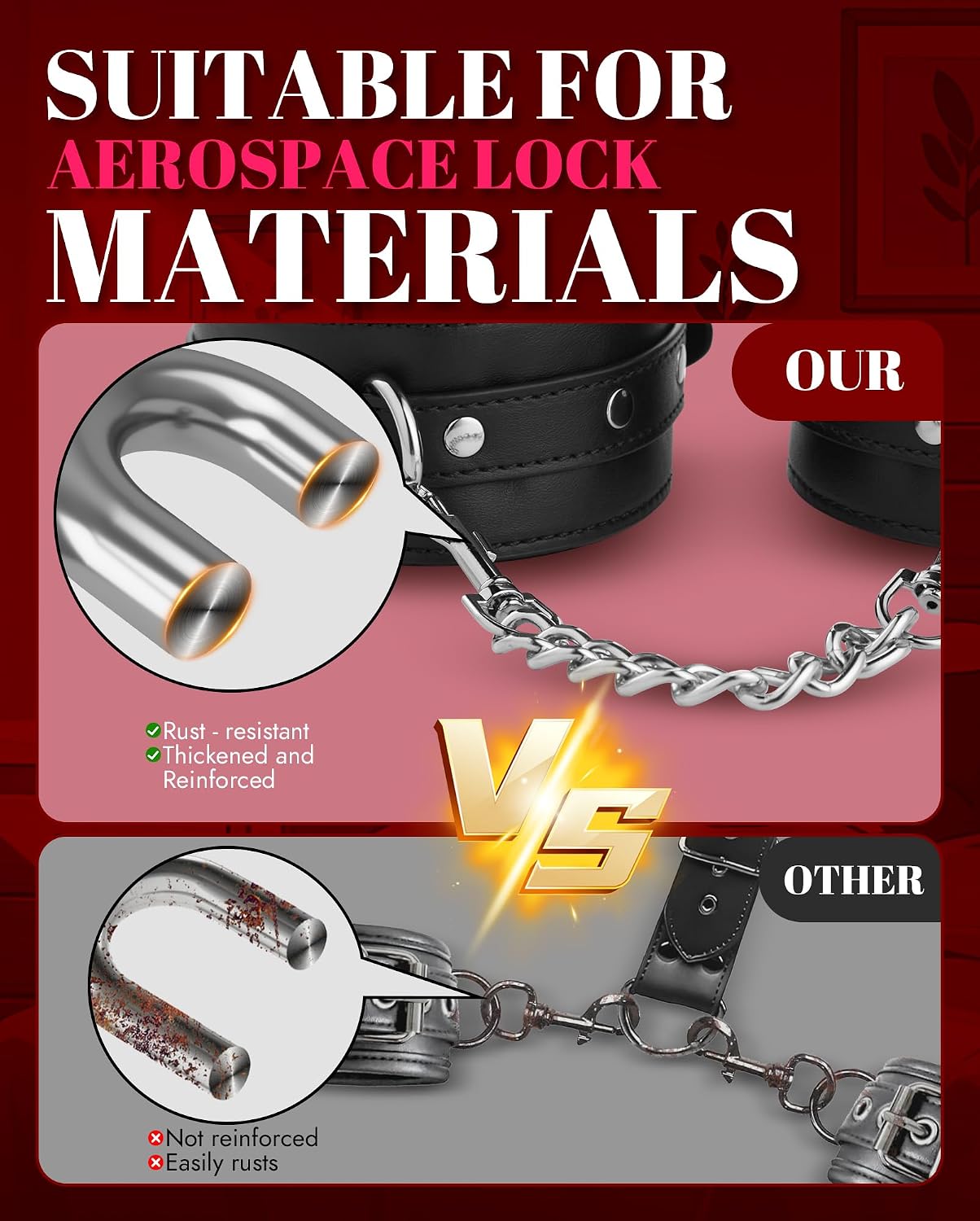 Kit de Restricciones BDSM para Sexo Bondage - UTIMI Conjunto de Res...