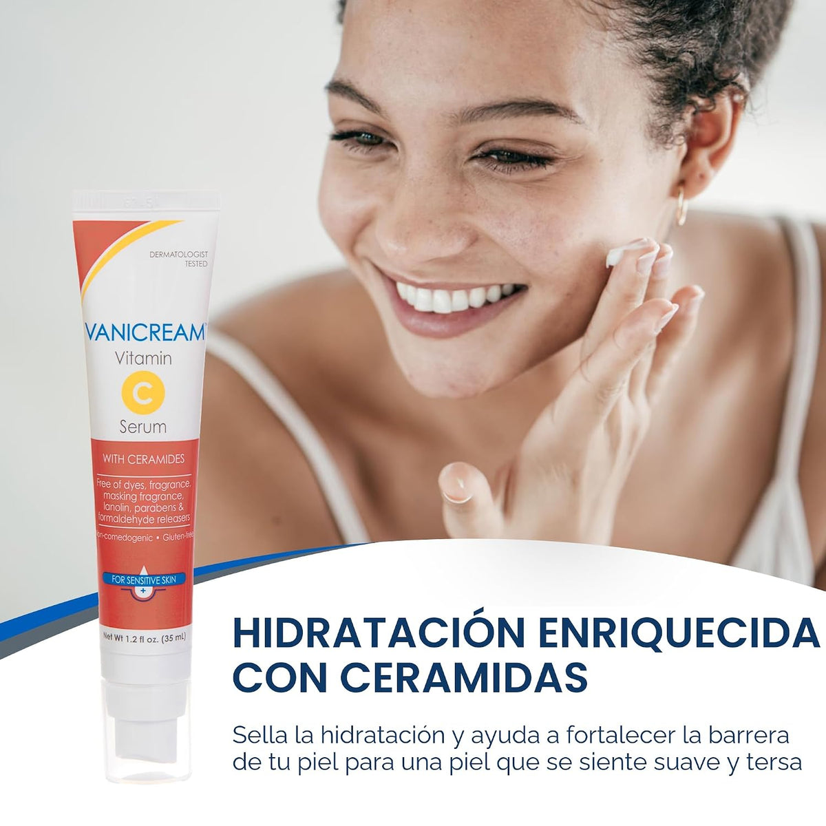 Vanicream Suero de vitamina C, 1.2 onzas líquidas, formulado sin ir...