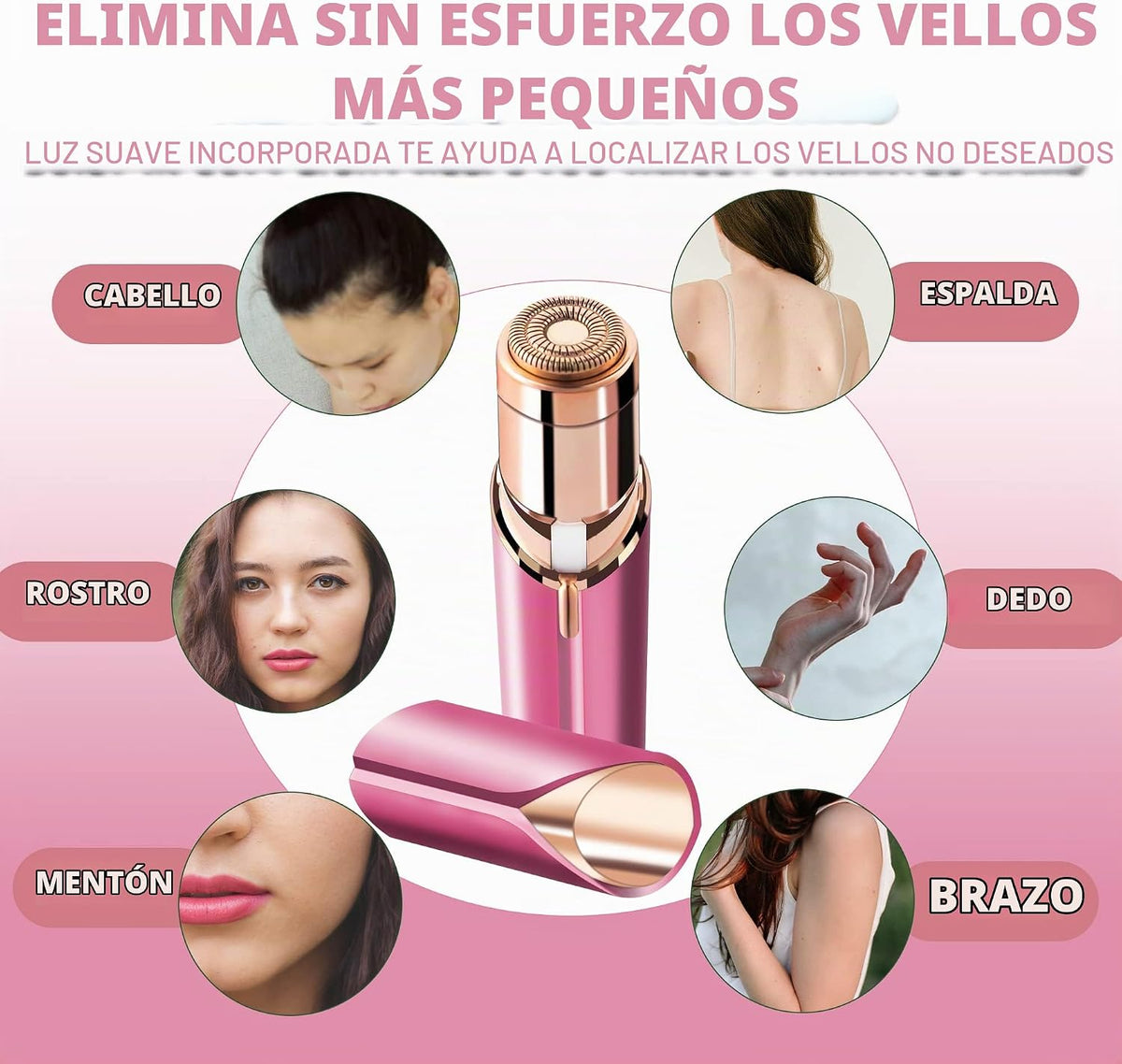 Removedor de vello facial para mujeres, como se ve en la televisión...
