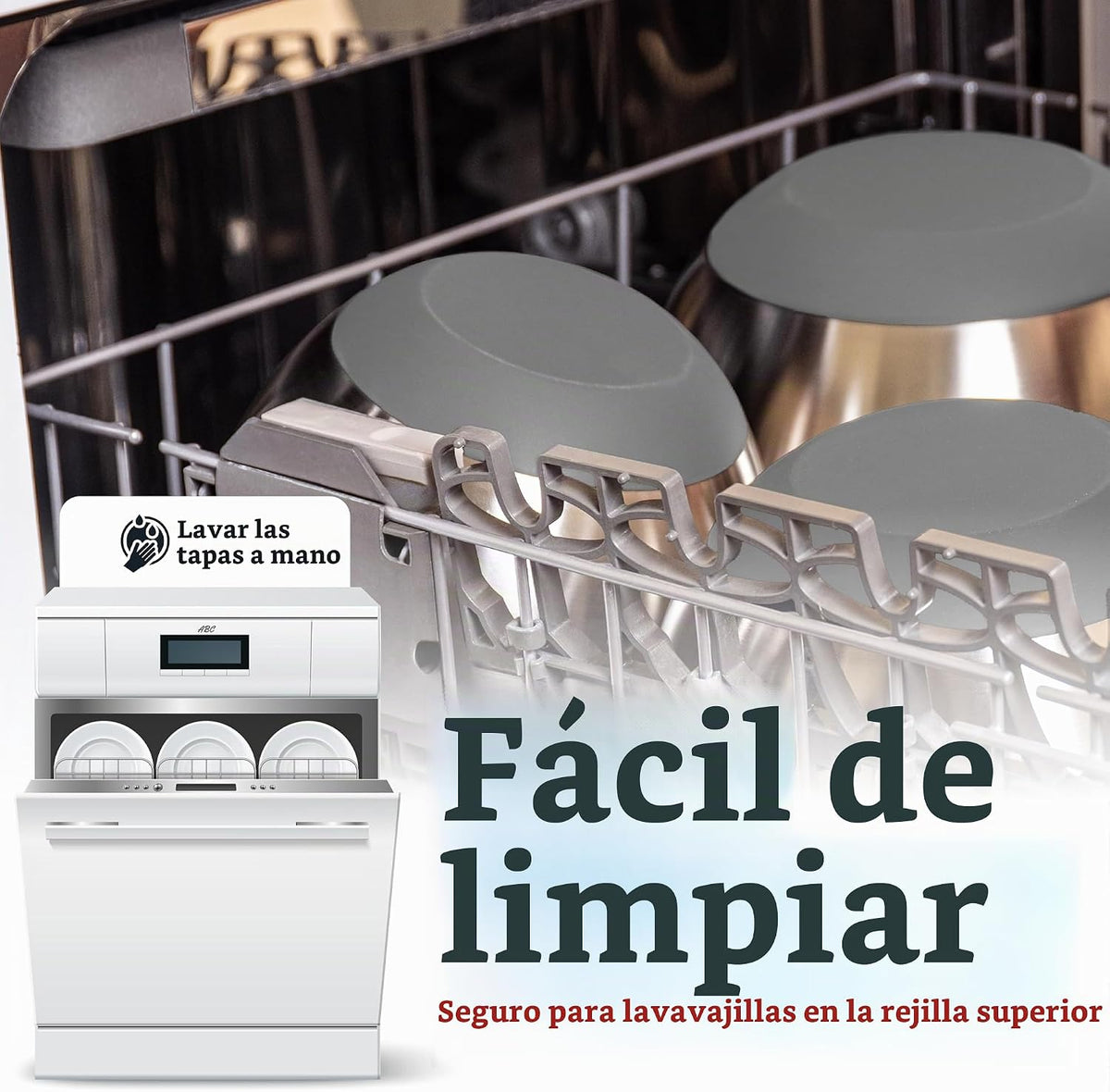 Priority Chef Juego de tazones para mezclar de acero inoxidable con...