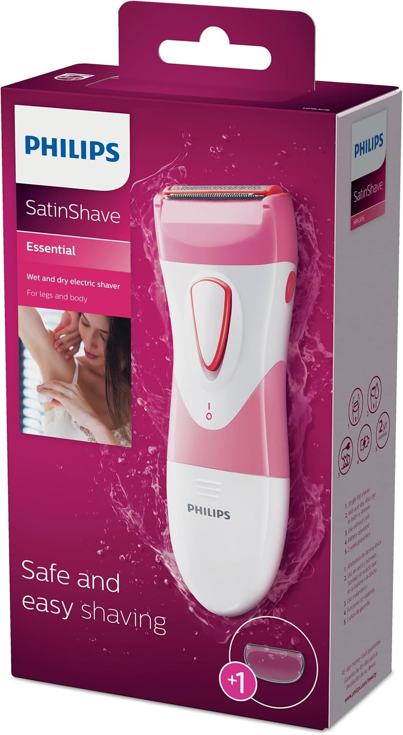Philips SatinShave Essential Afeitadora Eléctrica Húmeda y Seca par...