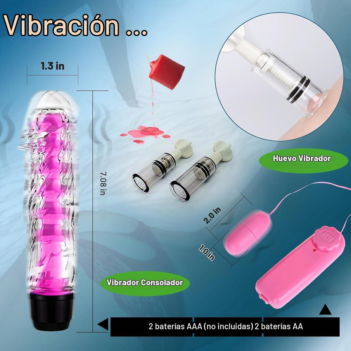 Kit de juguetes sexuales BDSM para parejas, kit de restricciones de...