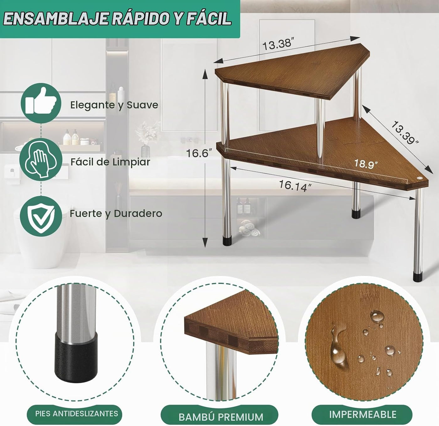 Weenson Organizador de Baño para Encimera, Organizador de Lavabo de...