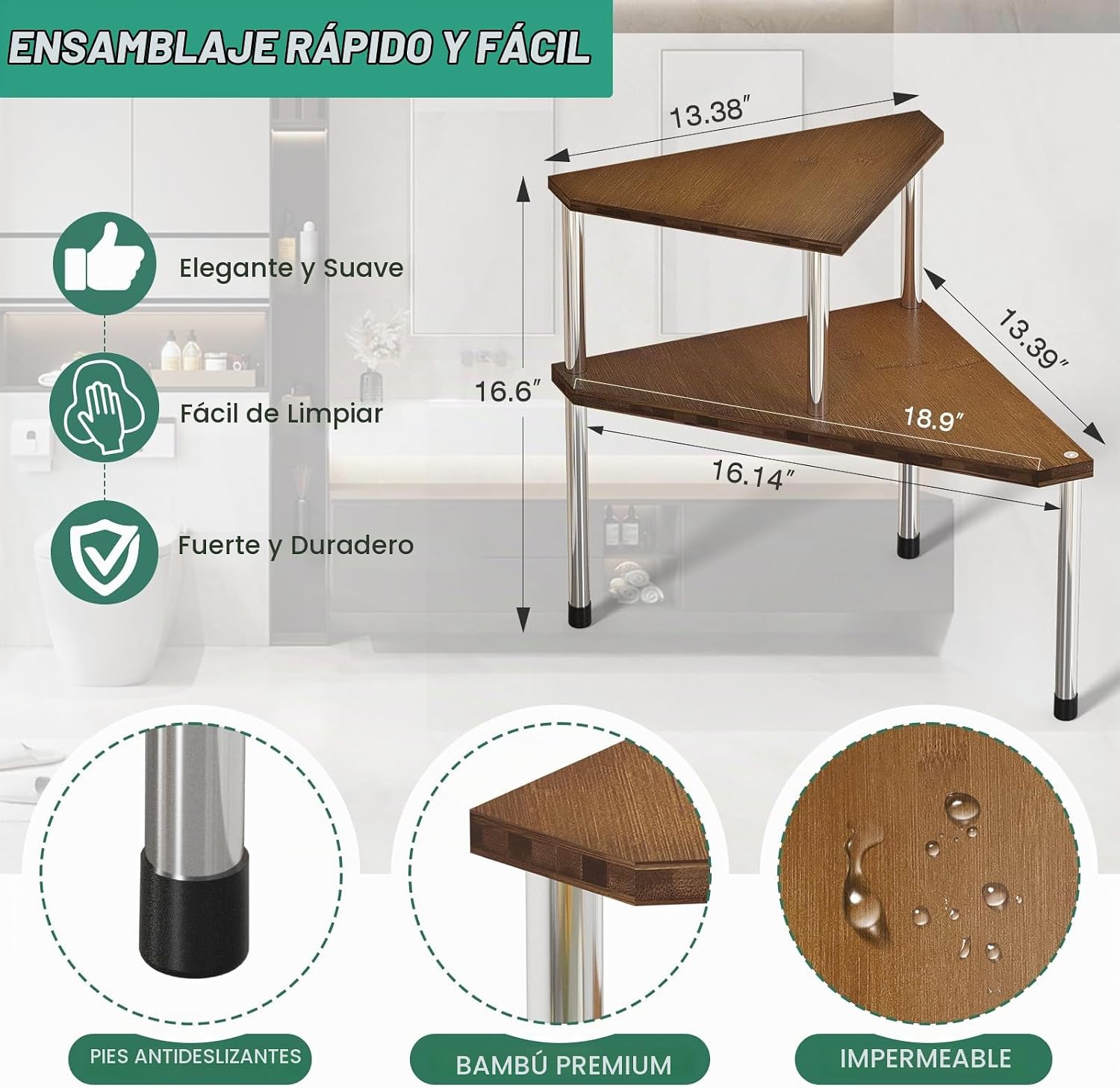 Weenson Organizador de Baño para Encimera, Organizador de Lavabo de...