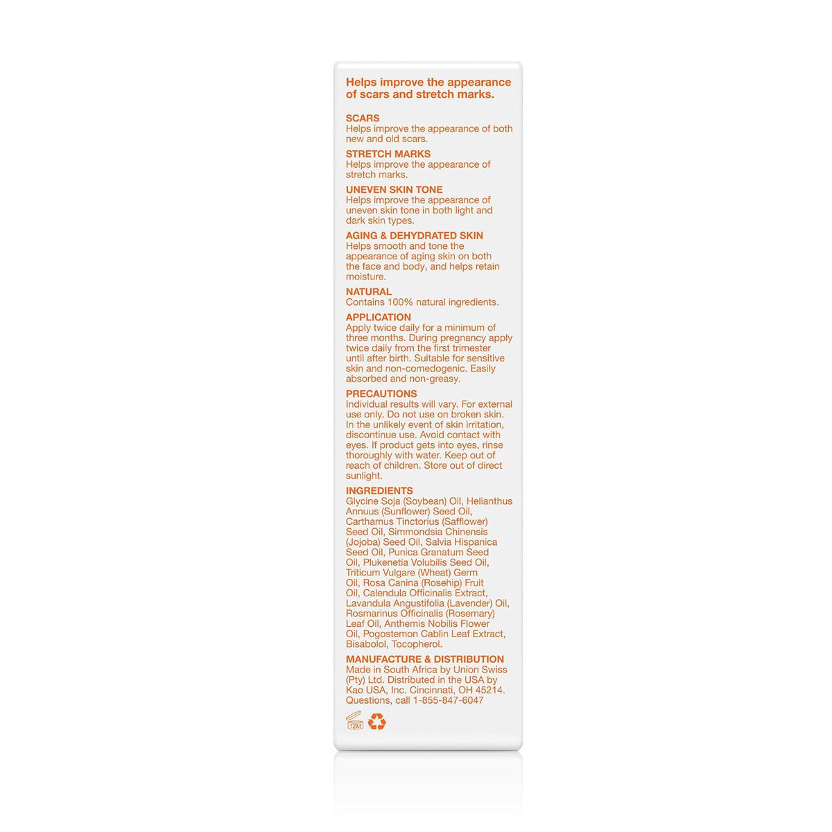 Suero de aceite corporal sin fragancia Bio-Oil para cicatrices y es...