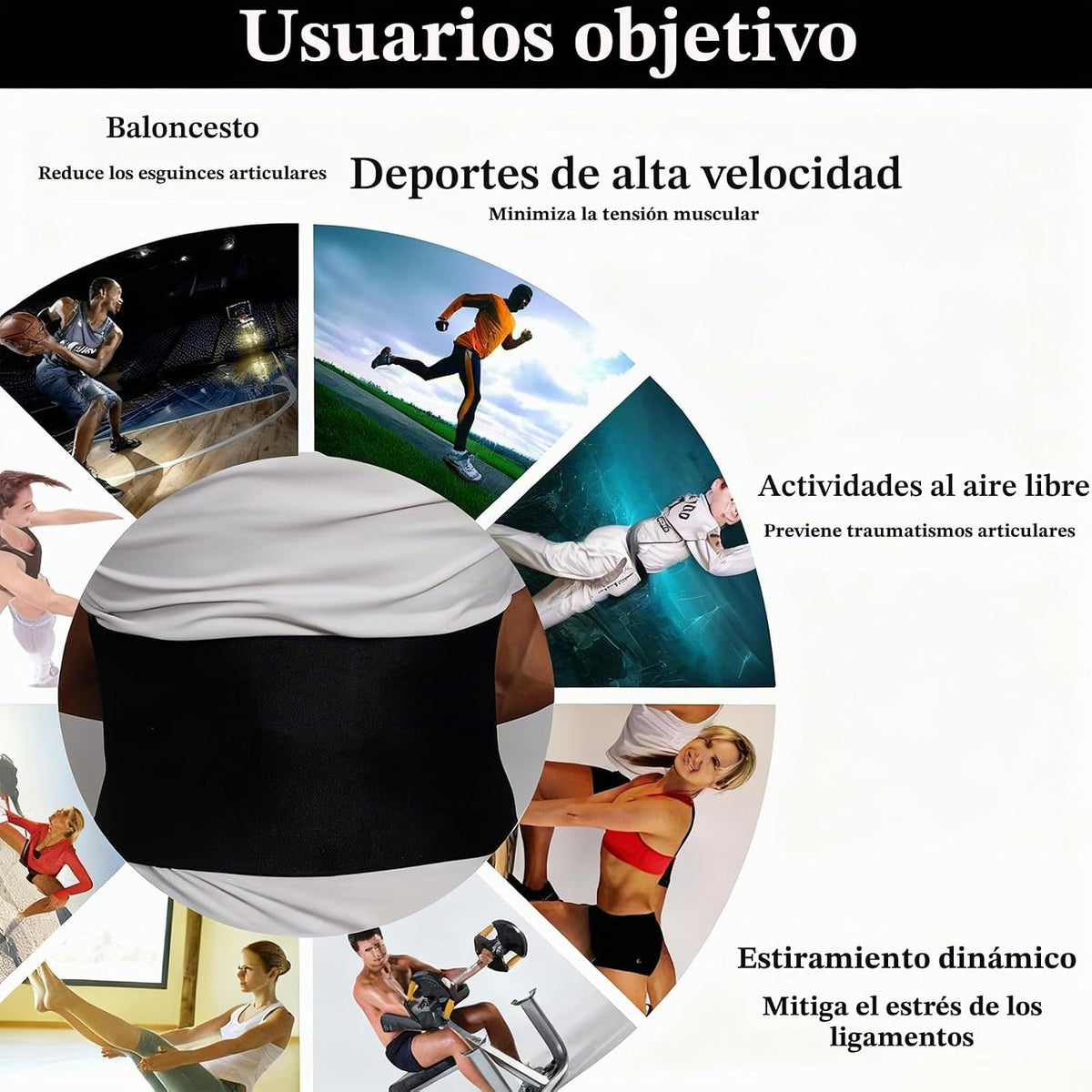 Entrenador de cintura para mujeres y hombres, banda de sudor para m...
