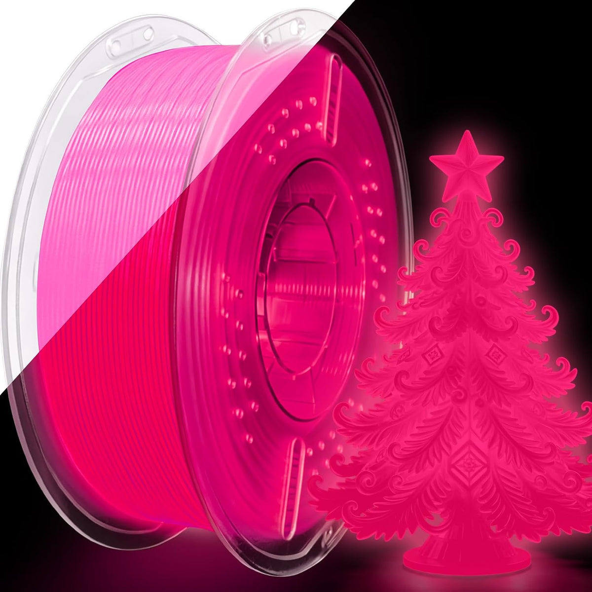 Colourbing Filamento PLA + que brilla en la oscuridad de 0.069 pulg...