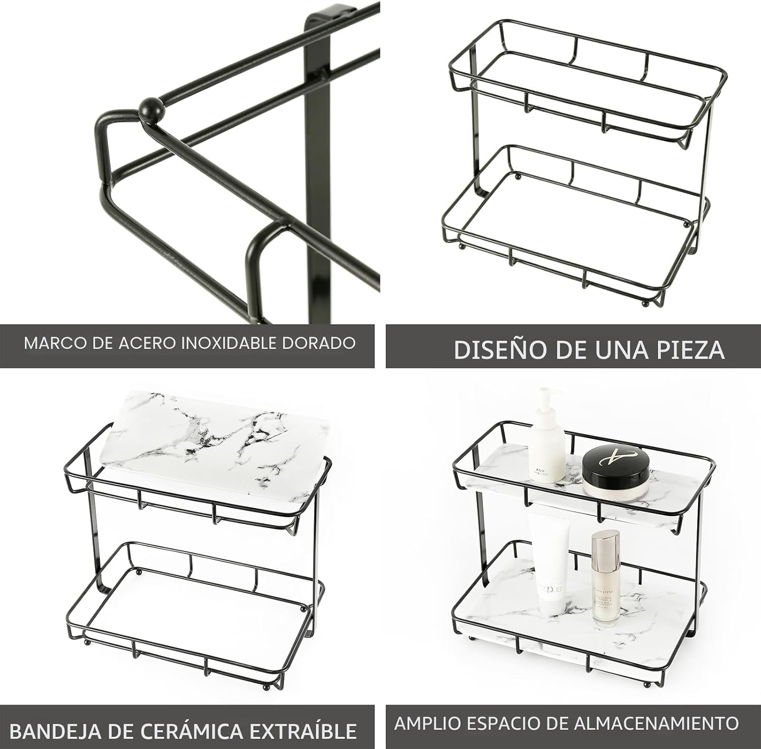 Organizador de baño, organizador de perfumes, organizador de maquil...