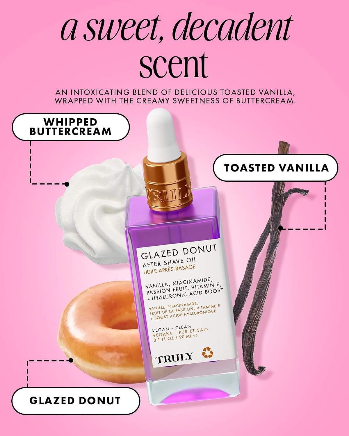 Truly Aceite para después del afeitado Beauty Luxury | Tratamiento...