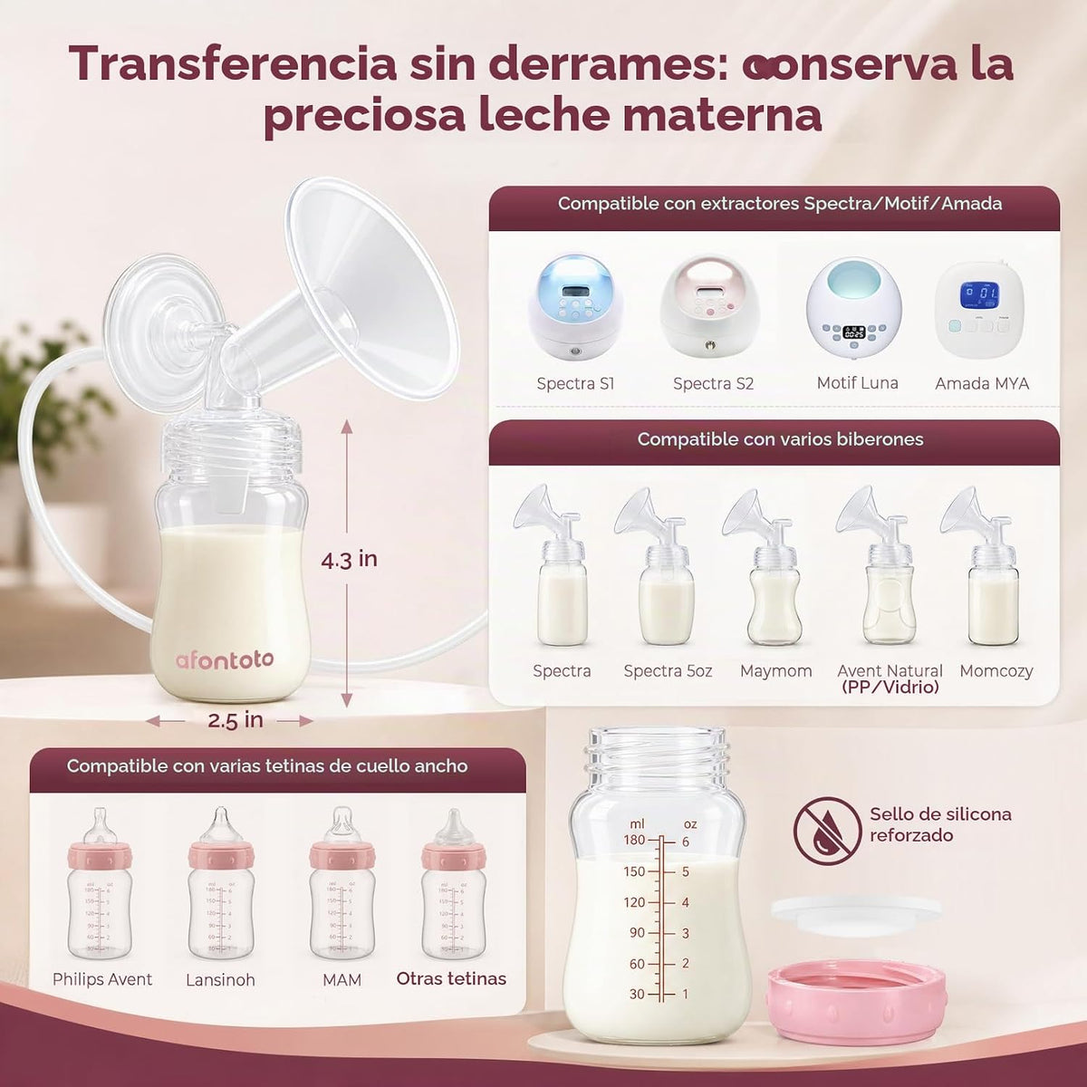 Piezas de bomba de brida de 1.063 in compatibles con kit de repuest...