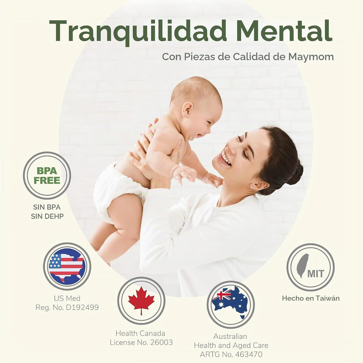 Protectores Maymom MyFit de 0.394 pulgadas, serie Pano; compatible...