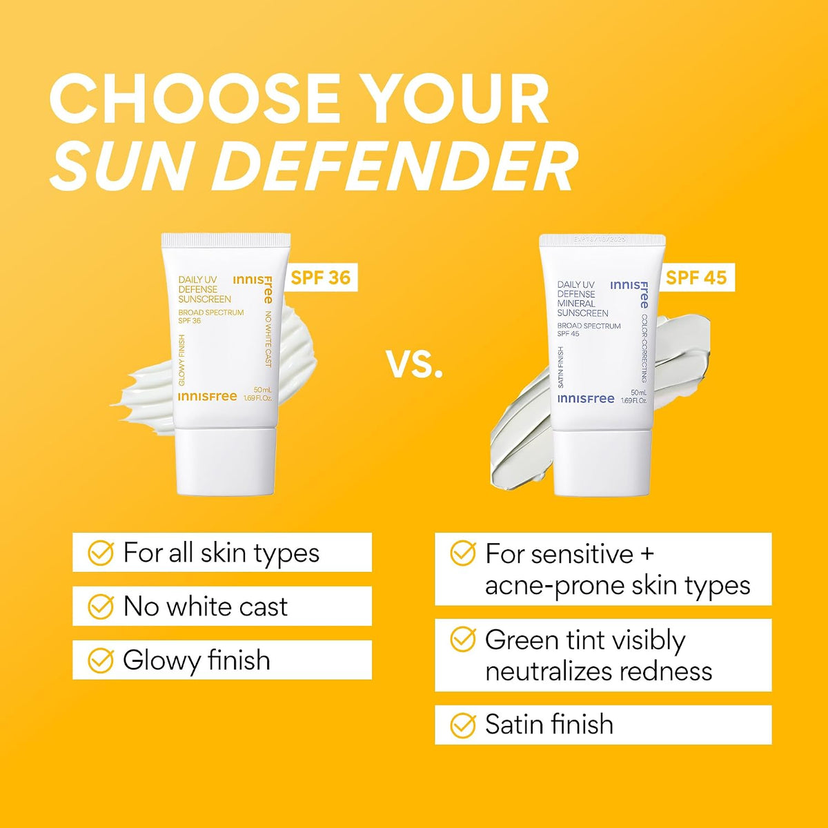 Innisfree Daily Mineral UV Defense SPF 45 | Protector solar coreano...