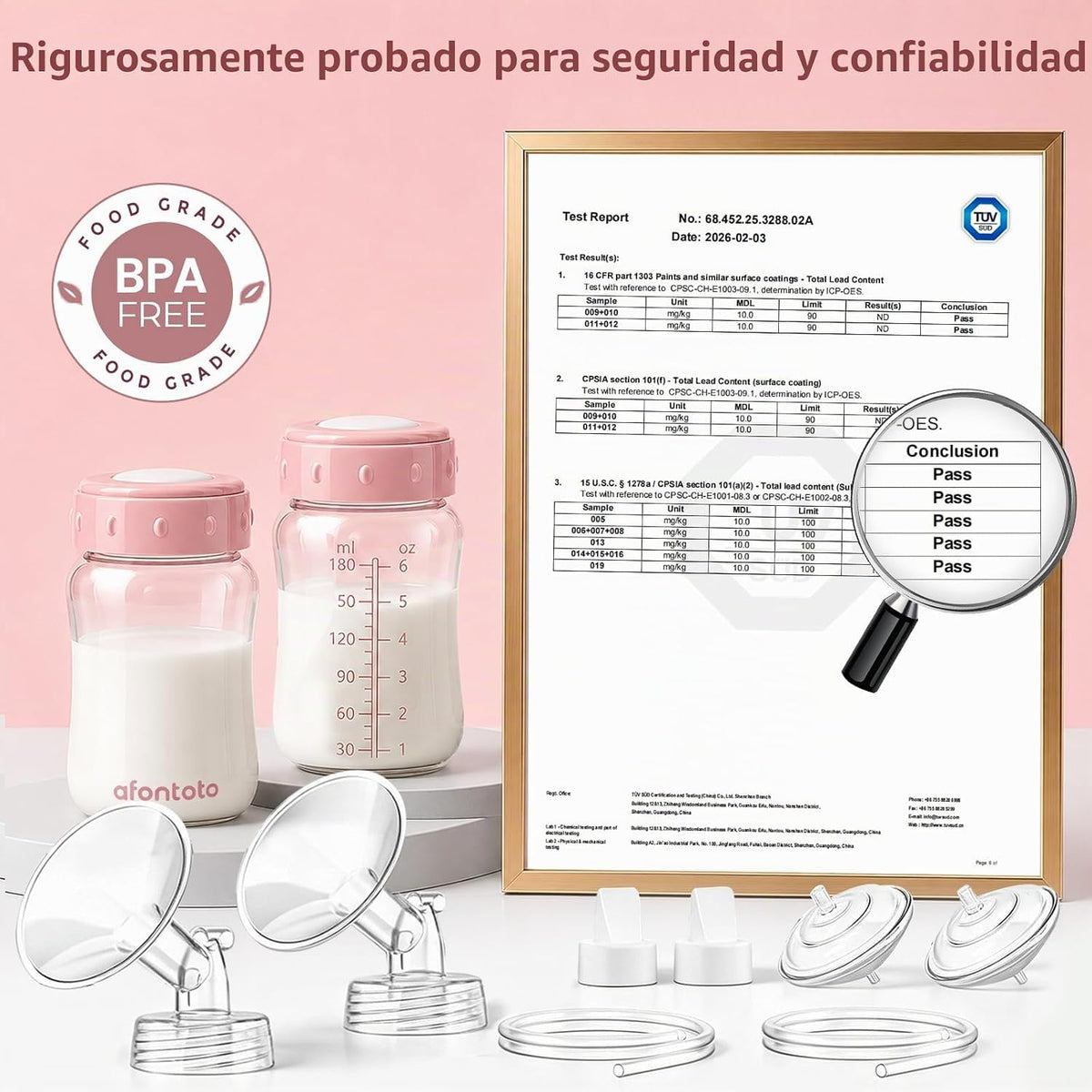 Piezas de bomba compatibles con el extractor de leche Spectra S1\/S...