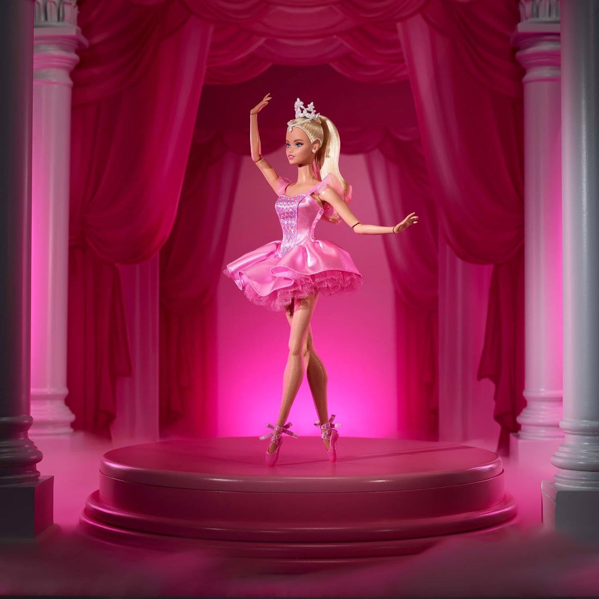 Barbie Signature Ballet Wishes - Muñeca rubia con tutú rosa | Muñec...