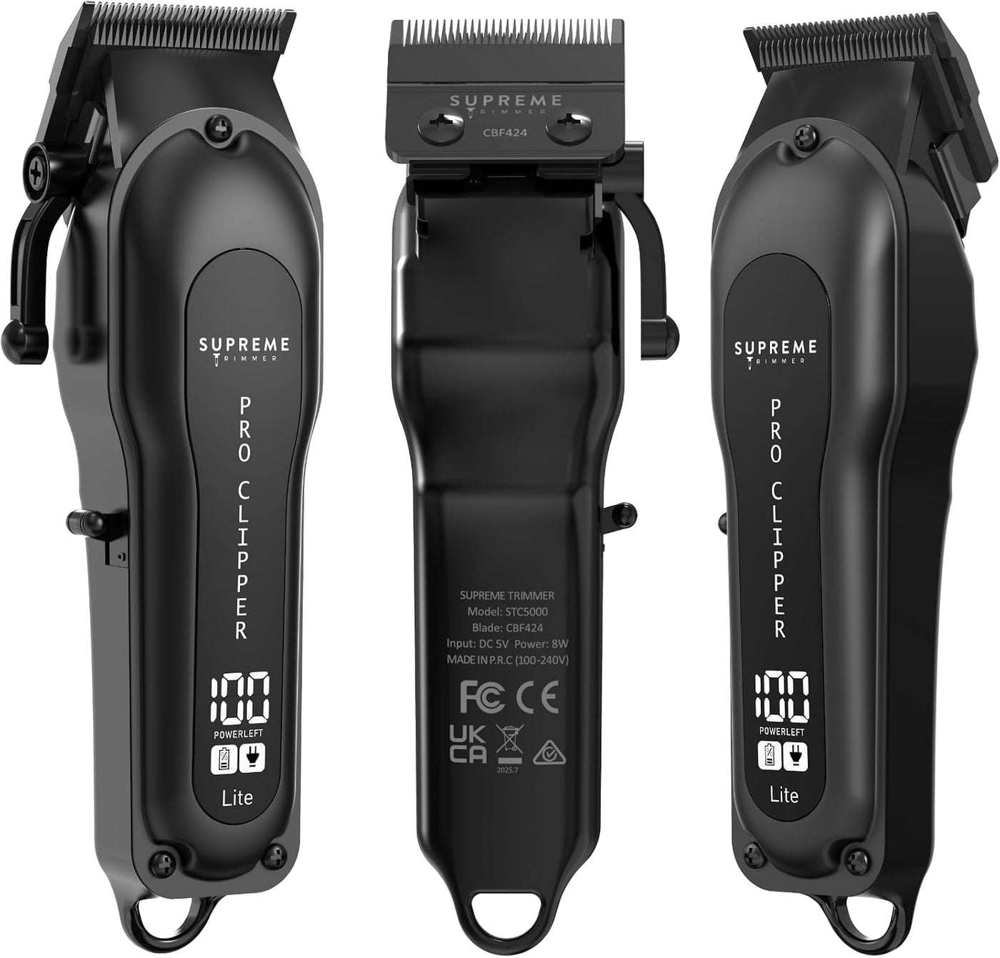 Supreme Trimmer Pro Clipper Lite - Juego de cortapelos profesional...