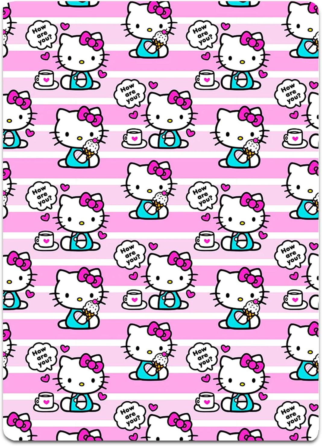 Juego de almohada y manta para el cuello de Hello Kitty: paquete co...