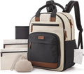 mommore Mochila para pañales con cambiador impermeable, soportes ai...