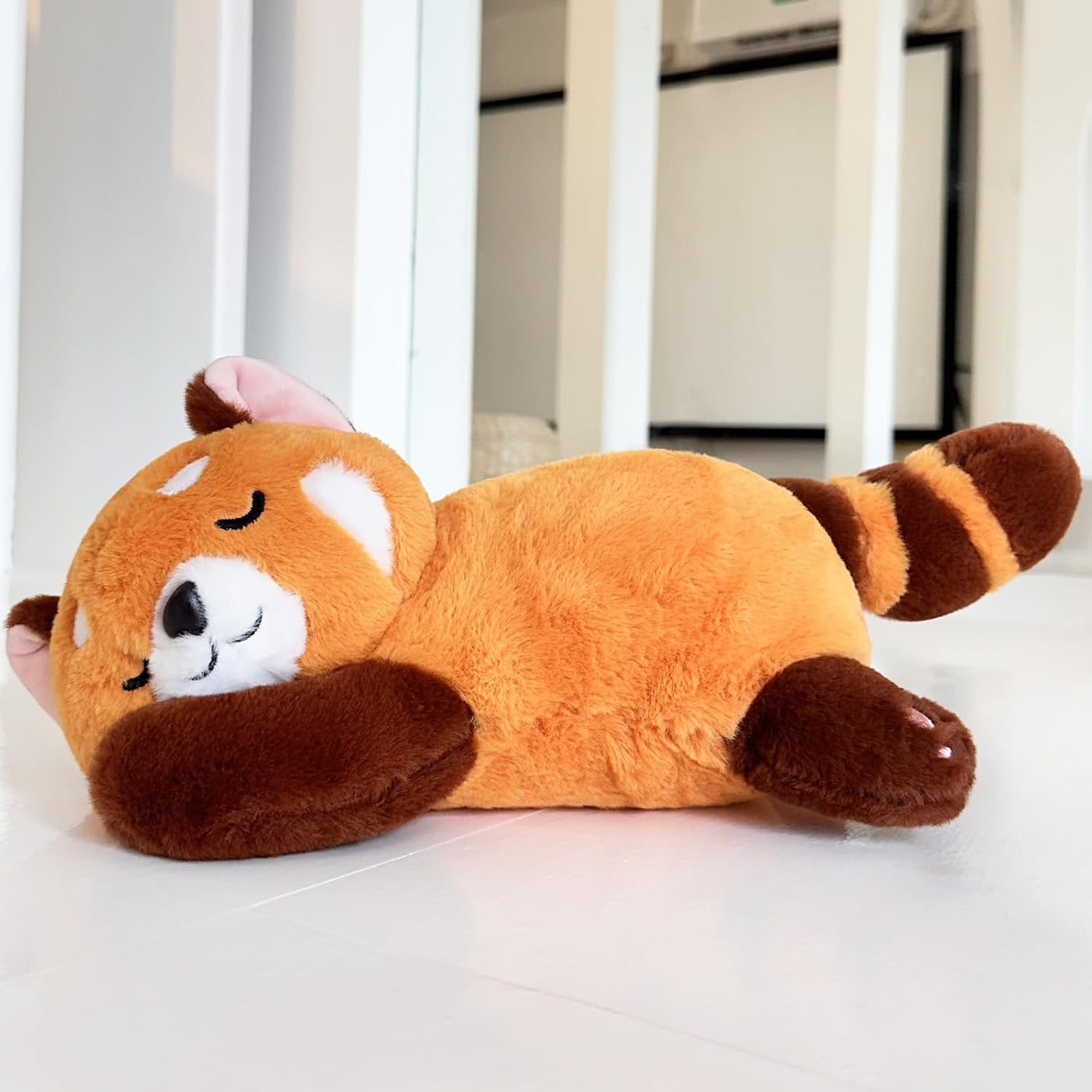 Liraziva Peluche de panda rojo lindo juguete de peluche suave 13.8...
