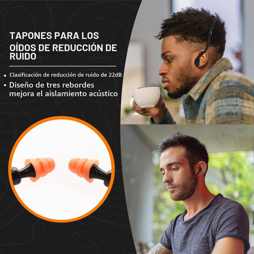 2 tapones para los oídos con 10 pares de cápsulas de repuesto \u201...