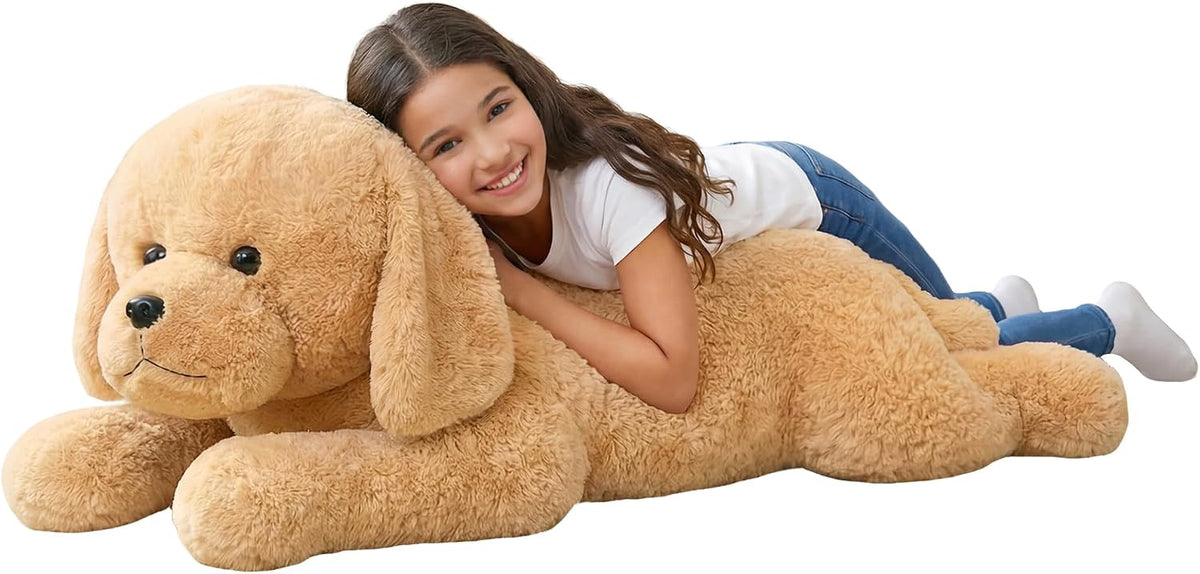 IKASA Juguete de peluche gigante de Labrador de 43 pulgadas, cachor...