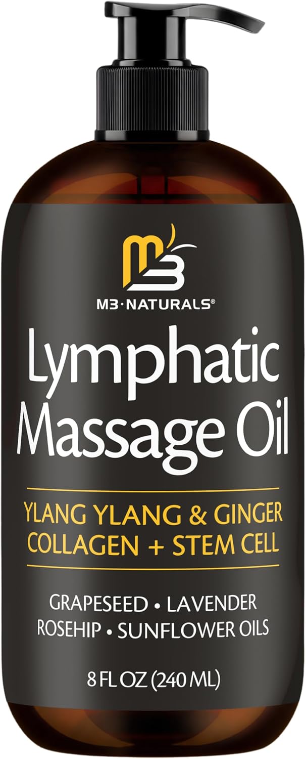 Ylang Ylang + Aceite de masaje de jengibre para terapia de masaje y...