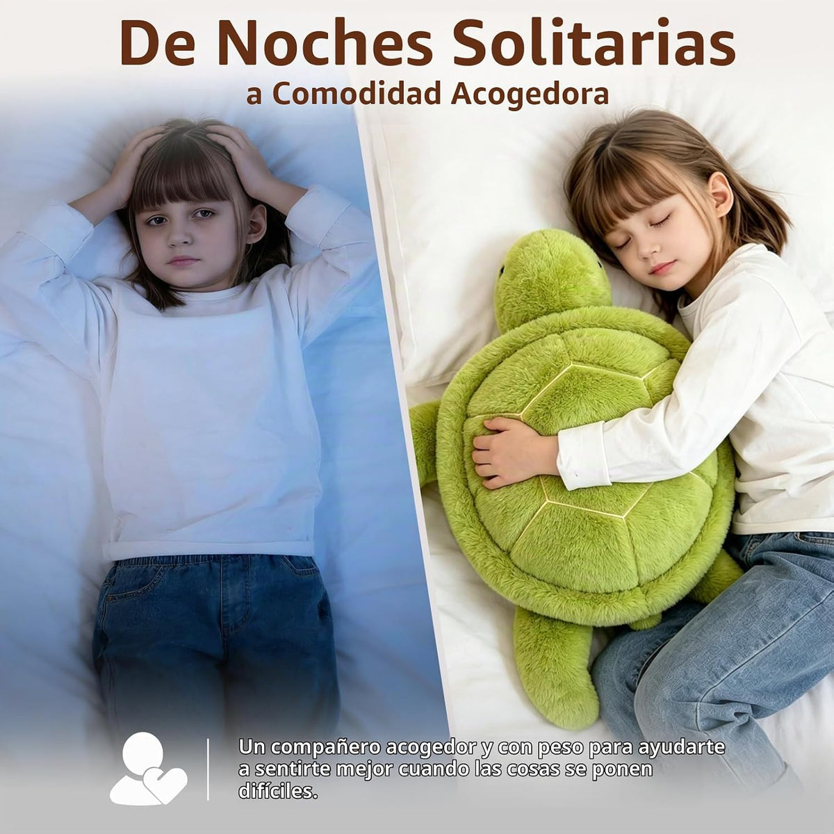 HAIJUNYA Animales con peso de tortuga de 22 pulgadas, 4.5 libras, j...