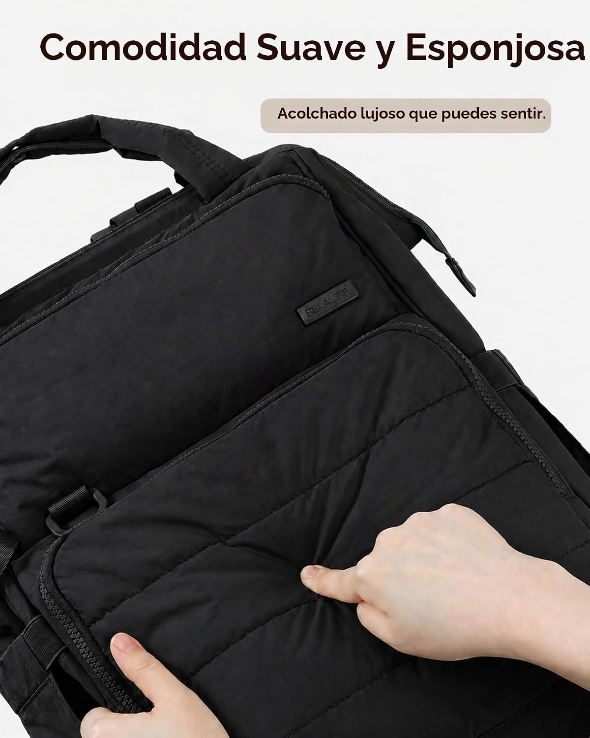 BELALIFE Mochila para pañales con cambiador, organizador para el cu...