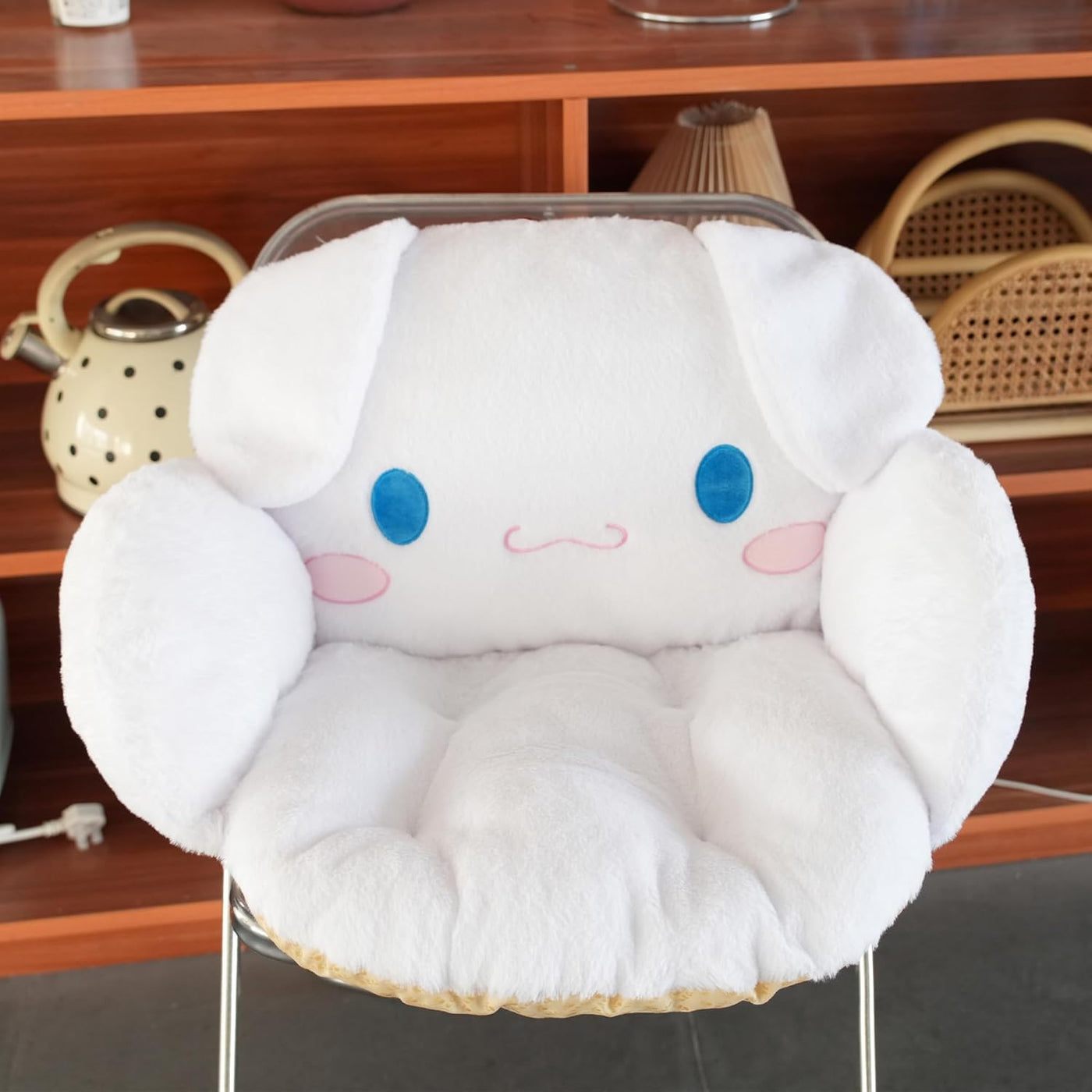 Juju - Cojín Kawaii blanco \u2013 Decoración de habitación Kawaii \...