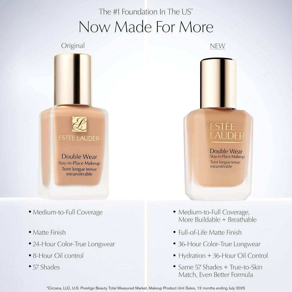 Estée Lauder Maquillaje de base de maquillaje doble que se mantiene...