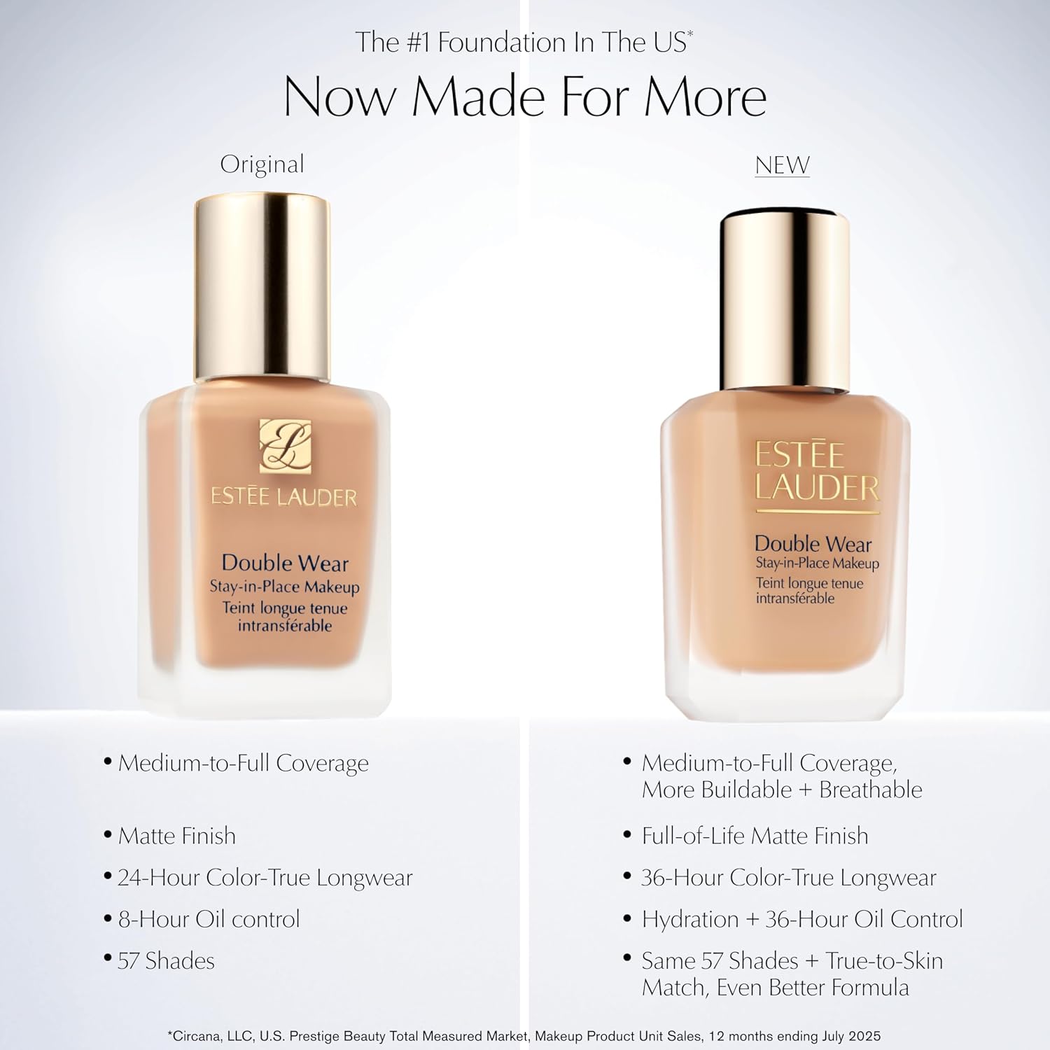 Estée Lauder Maquillaje de base de maquillaje doble que se mantiene...