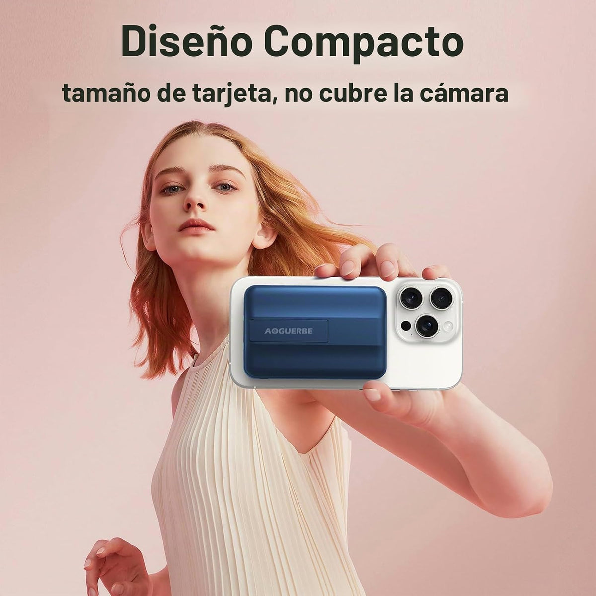 AOGUERBE para cargador portátil MagSafe, cargador magnético de 1000...