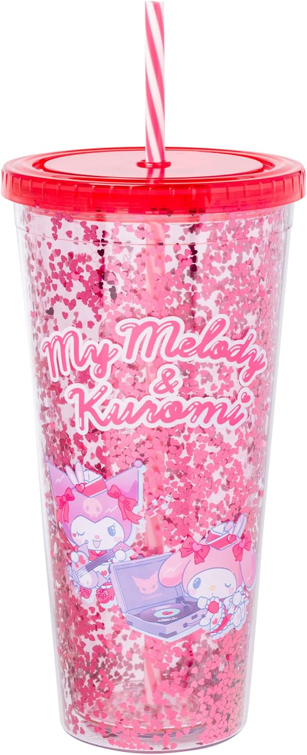 Silver Buffalo Sanrio Hello Kitty and Friends - Vaso frío de plásti...