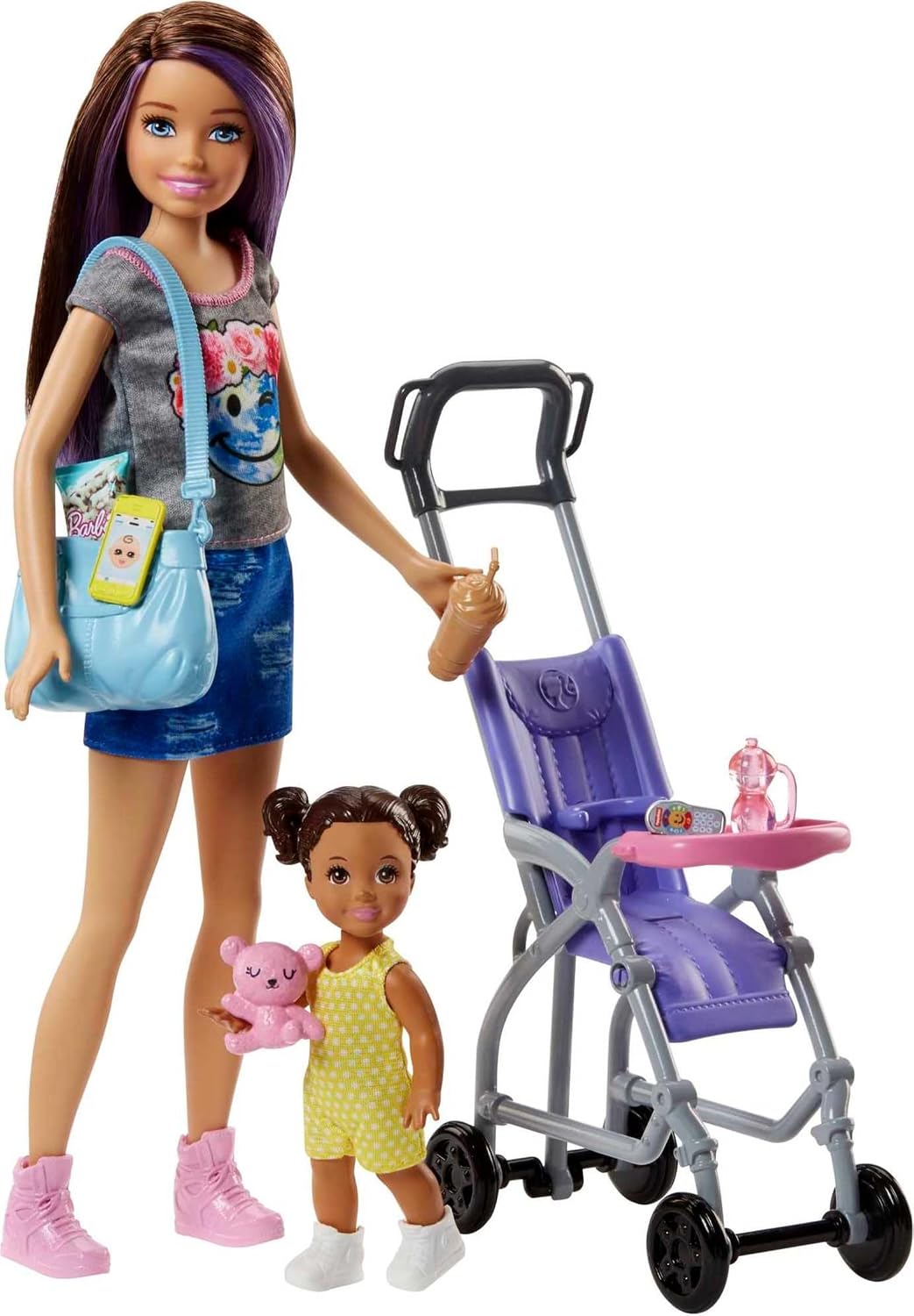 Barbie Skipper Babysitters Inc Juego de 2 muñecas y accesorios con...