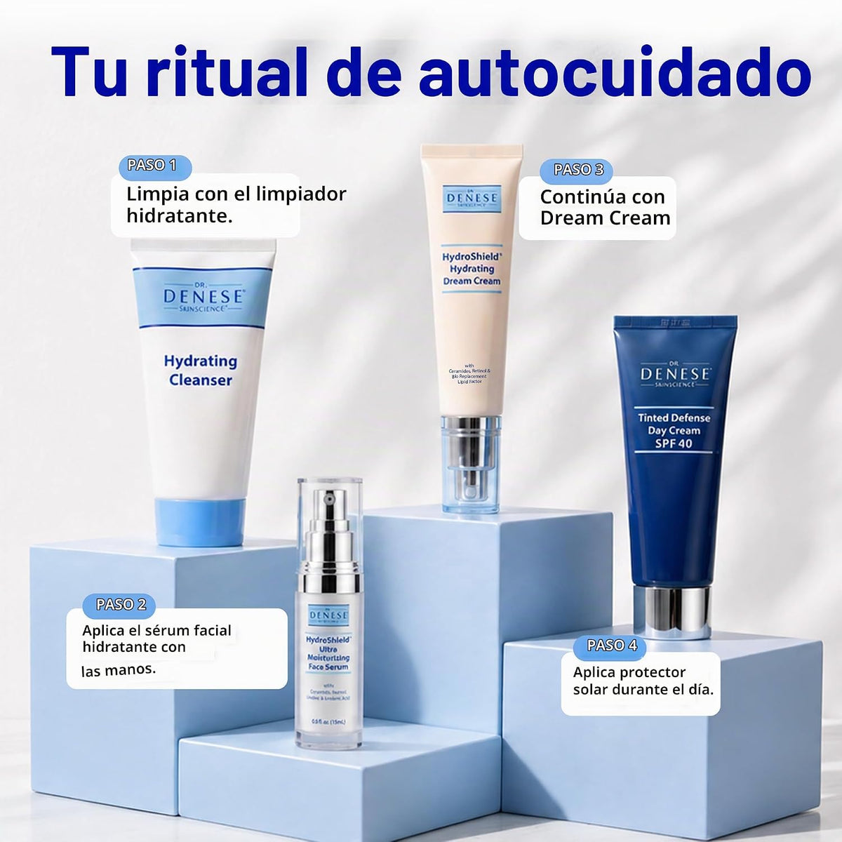 Dr. Denese SkinScience HydroShield - Suero de retinol para cara, 0....