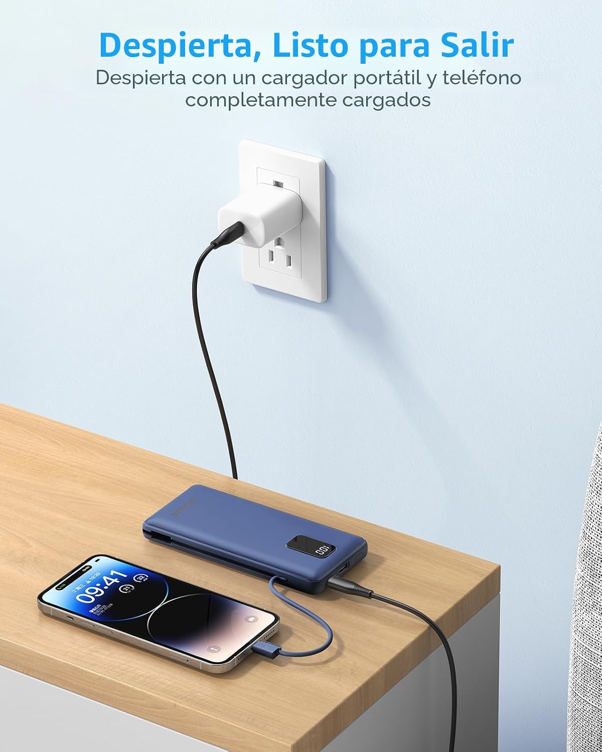 charmast Banco portátil 10000mAh del poder del cargador con el ench...