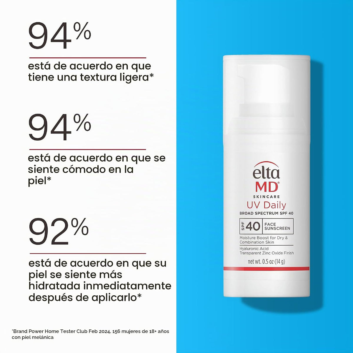 EltaMD Crema hidratante facial UV Diaria SPF 40 | Hidrata y protege...